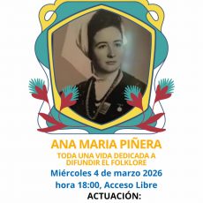 Homenaje a Ana María Piñera: memoria viva del folclore
