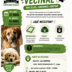 Campaña vecinal en apoyo a perros rescatados